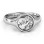 Full Circle Cherry Blossom Ring