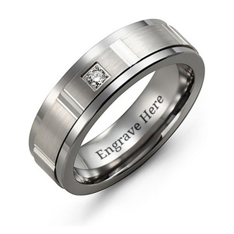 Gemstone ring with rope detailing