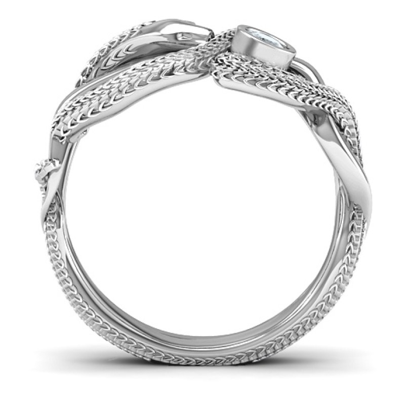 Guardian Snake Ring alternate view