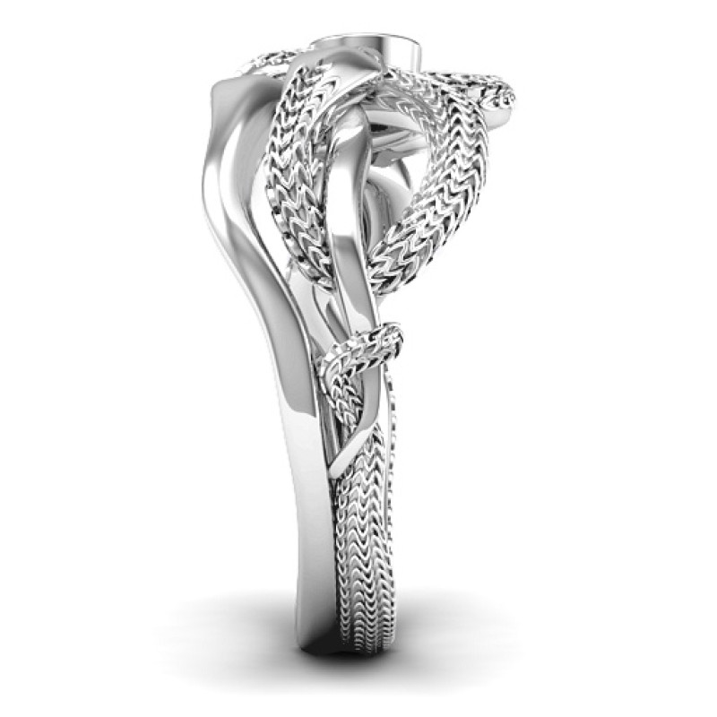 Guardian Snake Ring close product view
