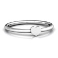 Heart Stackr Ring for stacking with Initial and Stone rings