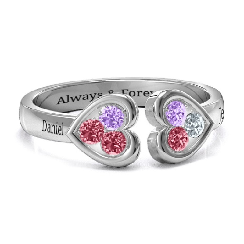 Heart To Heart Wraparound Ring product view