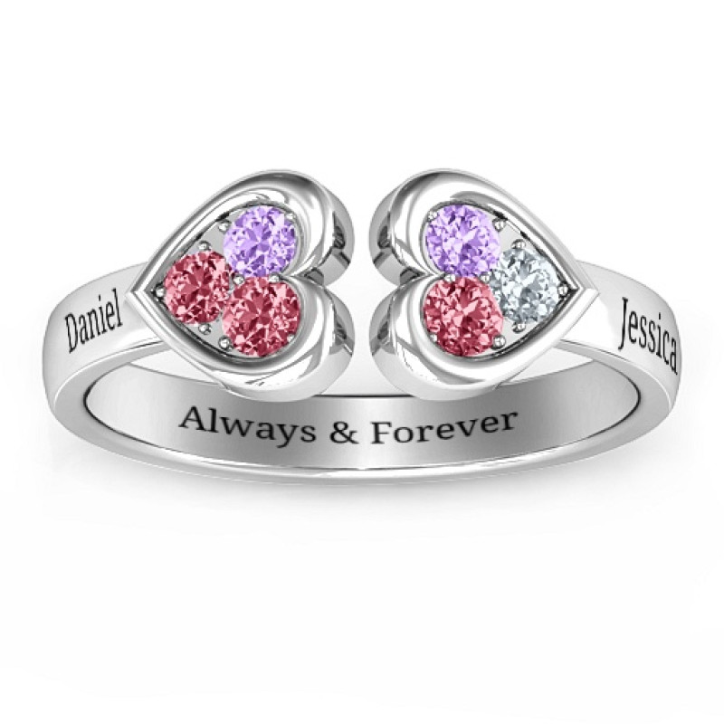 Heart To Heart Wraparound Ring product view
