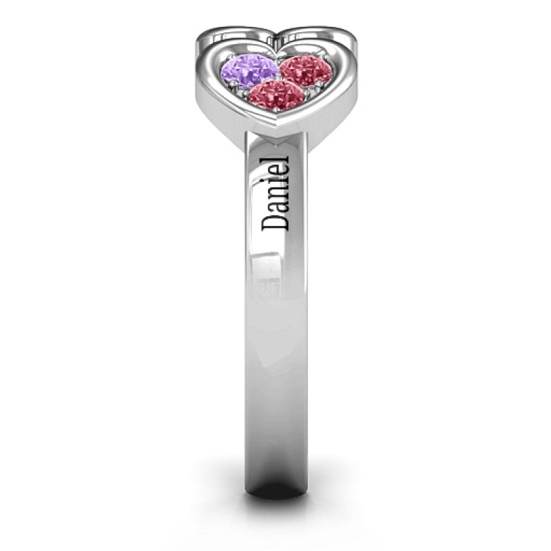 Heart To Heart Wraparound Ring alternate view