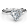 Heart in Heart Halo Ring product image