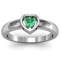 Heart in a Heart Ring product view