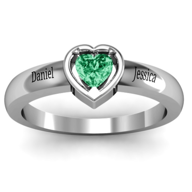 Heart in a Heart Ring product view