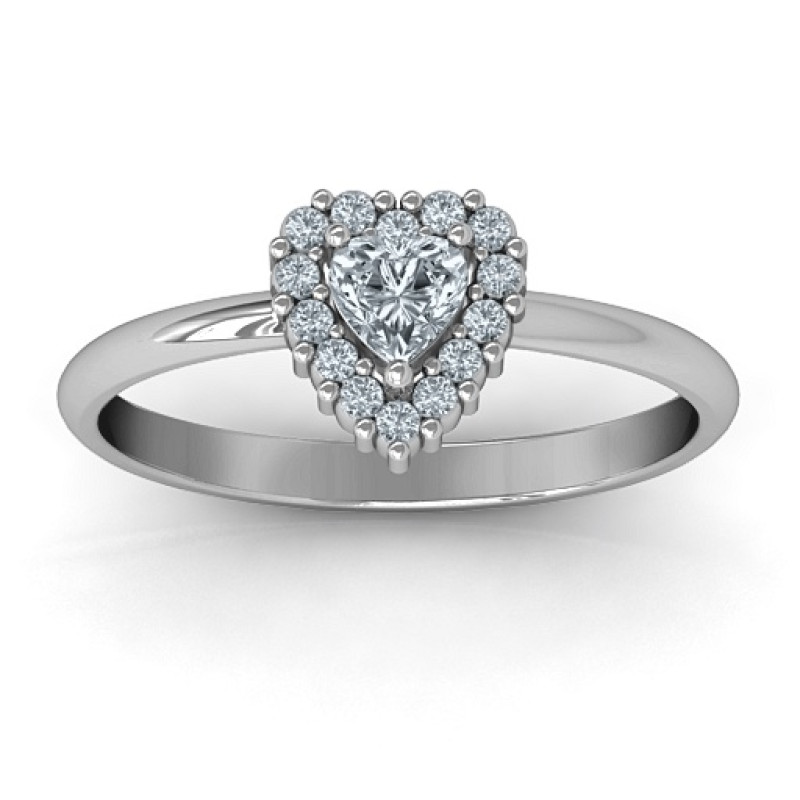 Heart with Halo Promise Ring product image