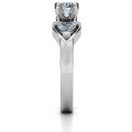 Hearts and Stones Solitaire Ring product view