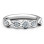 Infinite Wave with Princess Cut Centre Stone Ring