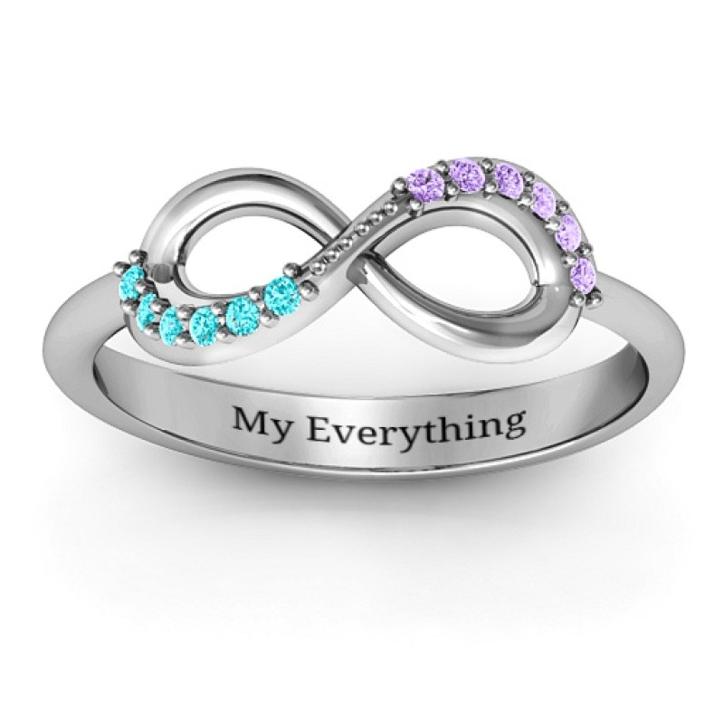 Personalised Infinity Accent Ring Personalised Infinity Accent Ring product image