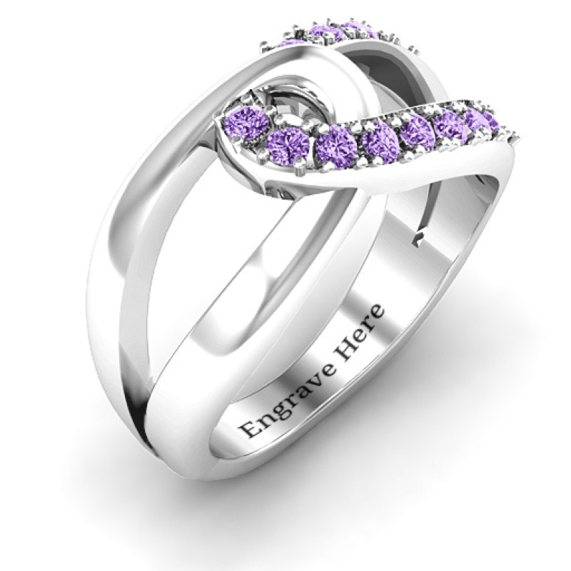 Infinity Embrace Ring Detail Infinity Embrace Ring product detail view