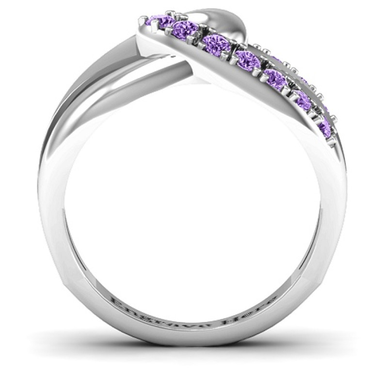 Infinity Embrace Ring Side View Infinity Embrace Ring side view