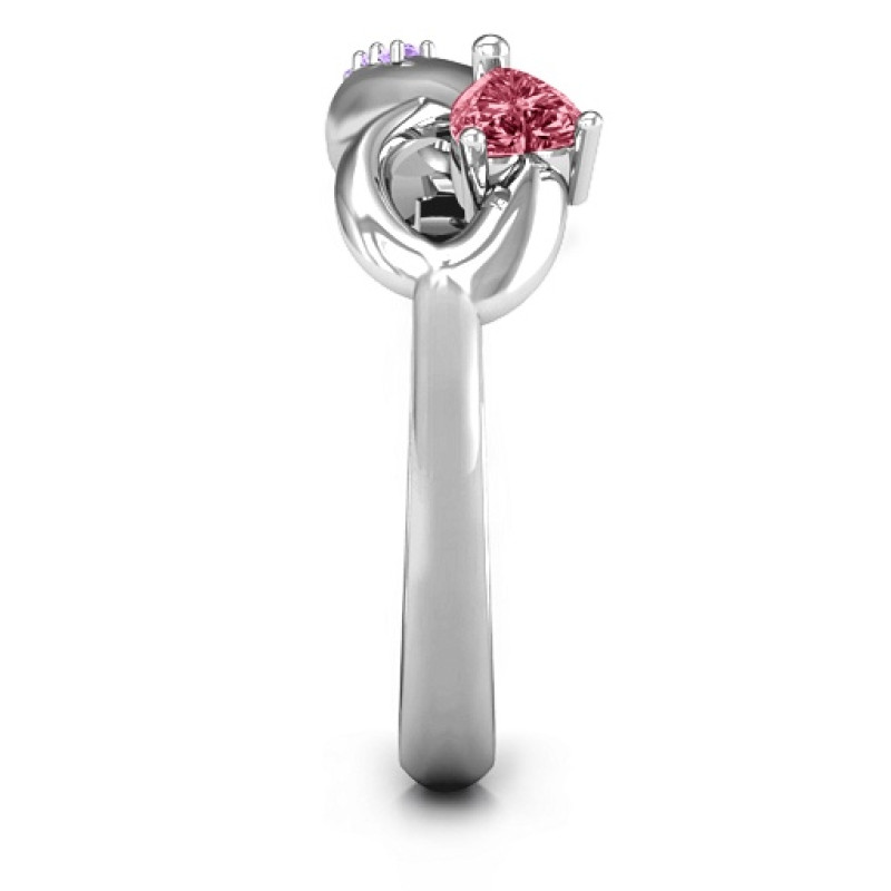 Infinity In Love Ring with Accents