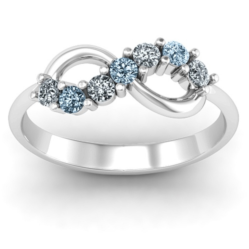 Infinity Ring Image 2 Personalised Infinity Ring product image