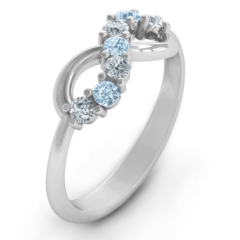 Infinity Ring Image 3 Personalised Infinity Ring product image