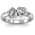 Inverted Kissing Hearts Ring Inverted Kissing Hearts Ring product image