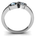 Inverted Kissing Hearts Ring Inverted Kissing Hearts Ring product image