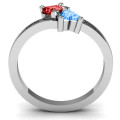 Inverted Twin Heart Ring Inverted Twin Heart Ring product image