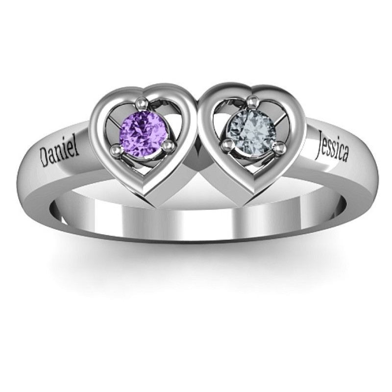 Kissing Hearts Ring product view
