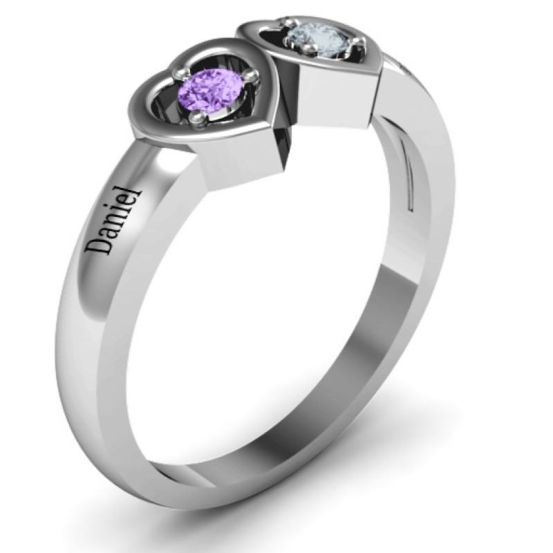 Kissing Hearts Ring alternate product view