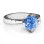 Large Stone Solitaire Ring