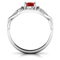 Lasting Love Promise Ring with heart and infinity design