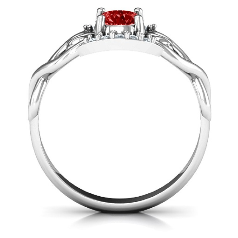 Lasting Love Promise Ring with heart and infinity design