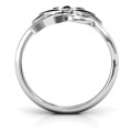 Leaves and Lotus Wrap Ring product view