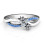 Light Up My Life Infinity Ring with Accent Stones