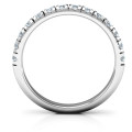 Love All Around Ring with pavé-set round accent stones