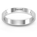 Lysander Beaded Curved Groove Women’s Ring Lysander Beaded Curved Groove Women’s Ring product image