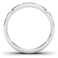 Lysander Beaded Curved Groove Women’s Ring Lysander Beaded Curved Groove Women’s Ring product image