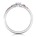 Magical Moments Two-Stone Ring with heart and infinity design