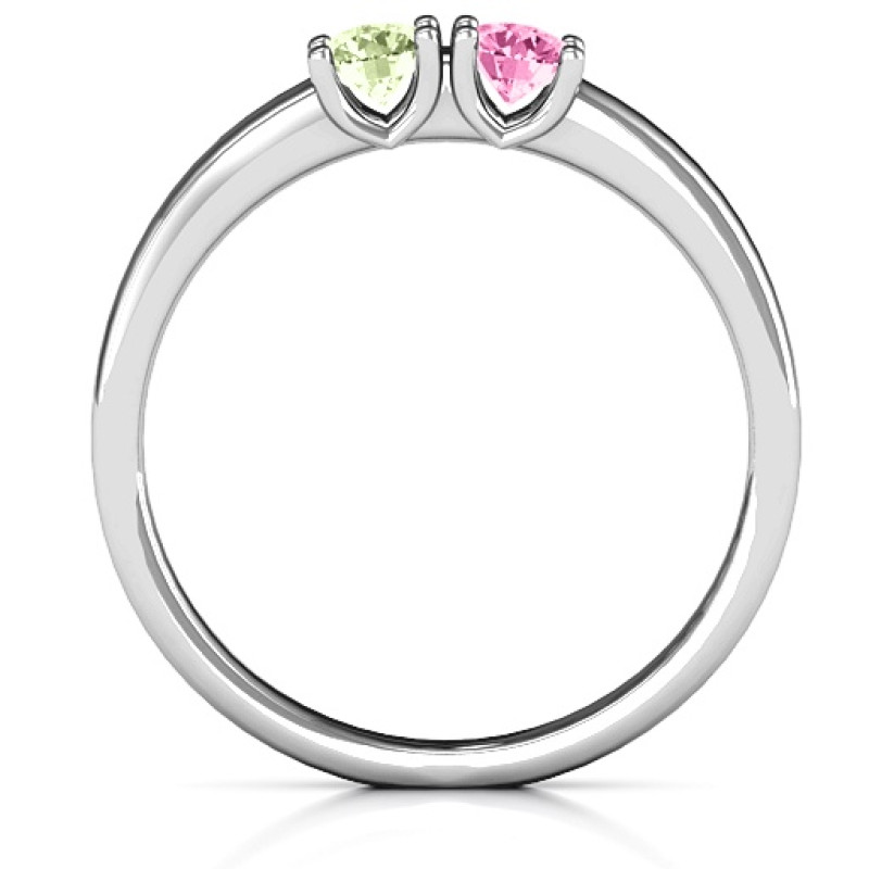 Meet In The Middle Two Stone Ring Meet In The Middle Two Stone Ring with two round centre stones