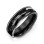 Men's Black Camouflage Tungsten Ring