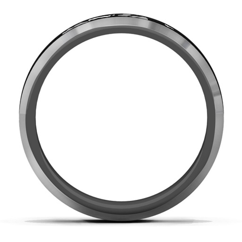 Men's Black Camouflage Tungsten Ring Men's black camouflage tungsten ring