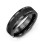 Men's Black Nightfall Ceramic Ring