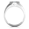 Men's Celtic Knot Signet Ring product view