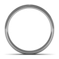 Men's cross and brushed centre ring detail view