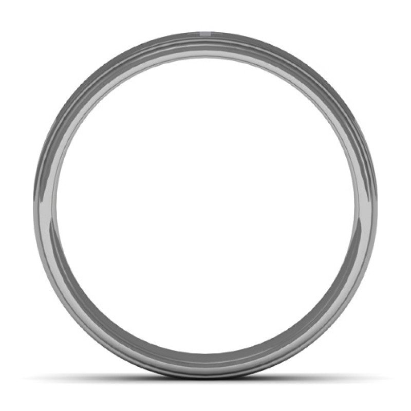 Men's cross and brushed centre ring detail view