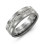Men's Cut Out XO Centre Tungsten Band Ring