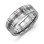 Men's Grooved Layers Tungsten Ring