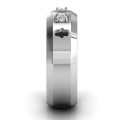 Men's Judaica ring with Chai, Star of David and Hamsa symbols