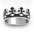 Men's Regal Crown Band product view Men's Regal Crown Band ring product view