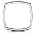 Men's Square Comfort-Fit Band View Men's square comfort-fit band ring view