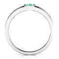Men's Trinity Knot Ring with Oval Stone Men's Trinity Knot Ring with oval centre stone
