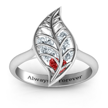 Mint to Be Cage Leaf Ring Mint to Be Cage Leaf Ring