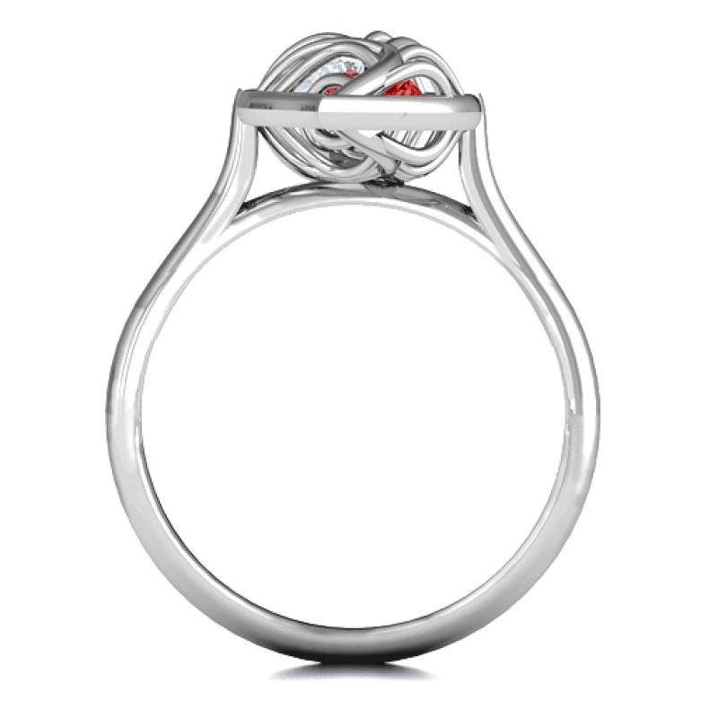 Mint to Be Cage Leaf Ring product view