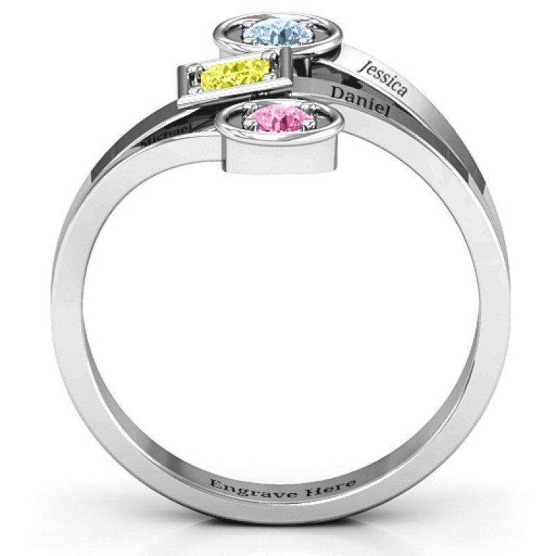 Modern Birthstone Ring product view